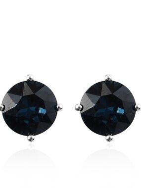 SWAROVSKI Montana Crystal Solitaire Stud Earrings